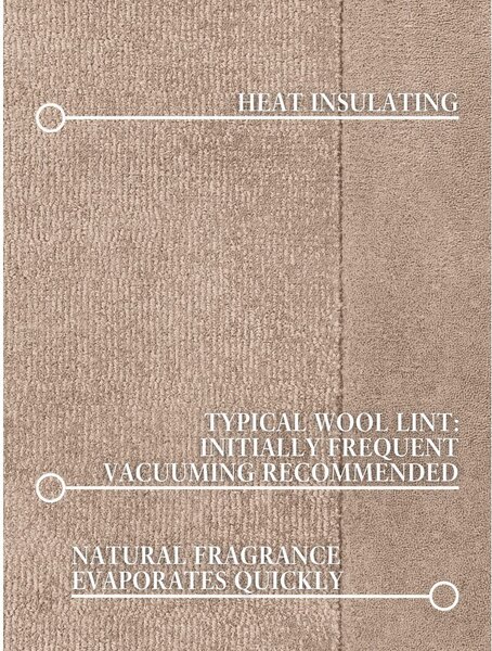 Covor bej țesut manual din amestesc de lână 120x180 cm Kari – Villeroy&Boch