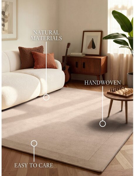 Covor bej țesut manual din amestesc de lână 120x180 cm Kari – Villeroy&Boch