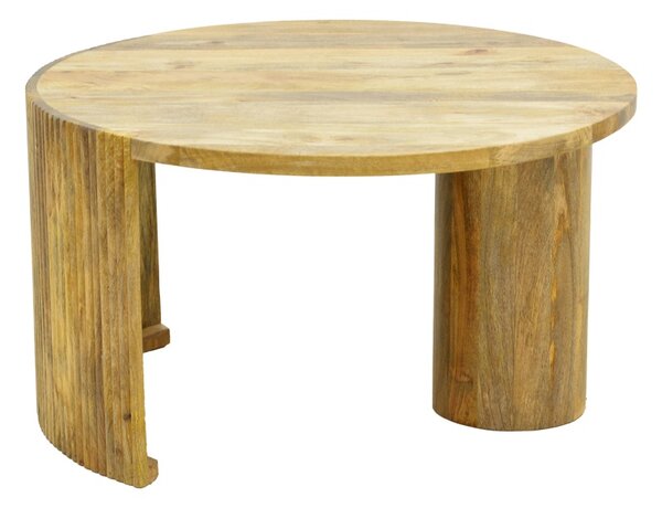 Masuta de cafea, Orban, Natural, 80x80x45 cm
