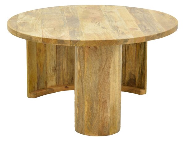 Masuta de cafea, Orban, Natural, 80x80x45 cm