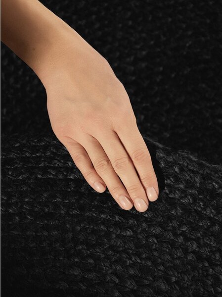 Covor negru reversibil/țesut manual din iută 160x230 cm Braided – Hanse Home