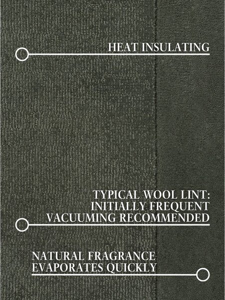 Covor verde închis țesut manual din amestesc de lână 80x150 cm Kari – Villeroy&Boch