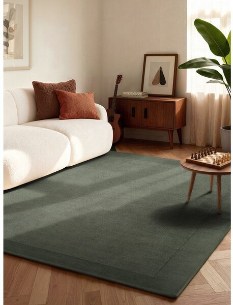 Covor verde închis țesut manual din amestesc de lână 80x150 cm Kari – Villeroy&Boch