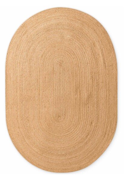 Covor în culoare naturală reversibil/țesut manual din iută 160x230 cm Braided – Hanse Home