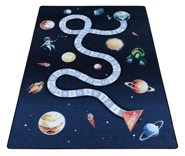 Covor pentru copii albastru închis 140x200 cm Play Space – Ayyildiz Carpets