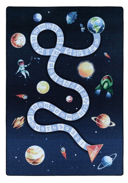 Covor pentru copii albastru închis 140x200 cm Play Space – Ayyildiz Carpets