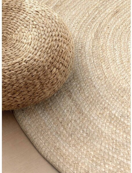 Covor în culoare naturală deschisă reversibil/țesut manual din iută 160x230 cm Braided – Hanse Home