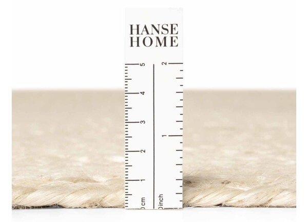 Covor în culoare naturală deschisă reversibil/țesut manual din iută 160x230 cm Braided – Hanse Home