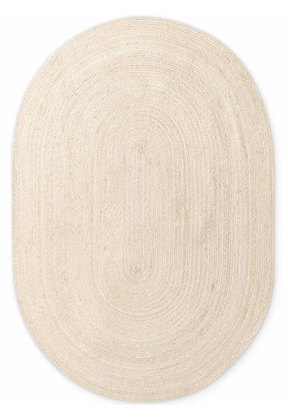 Covor în culoare naturală deschisă reversibil/țesut manual din iută 160x230 cm Braided – Hanse Home