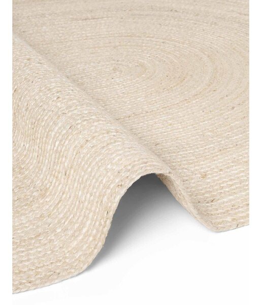 Covor în culoare naturală deschisă reversibil/țesut manual din iută 160x230 cm Braided – Hanse Home