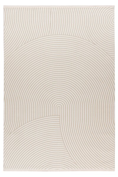 Covor abstract Stage 225, Bej, Inaltime fir 11 mm