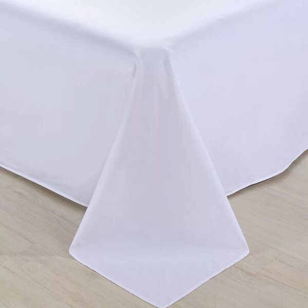 Cearsaf de pat Colectia Perugia, Bumbac 100%,Ranforce Pakistan, dimensiunea 140 x 240 cm