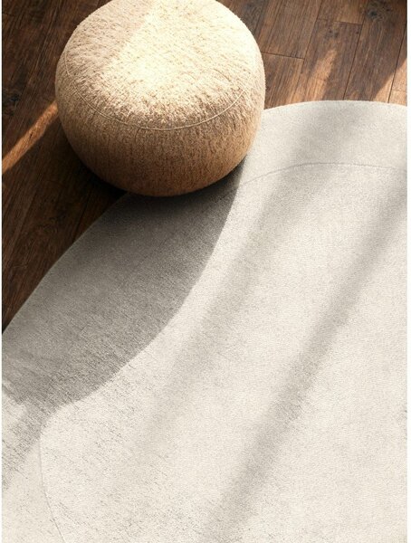 Covor crem țesut manual rotund din amestesc de lână ø 160 cm Kari Organic – Villeroy&Boch