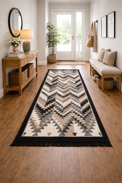 Covor traditional, cu doua fete, dimensiunea 80x200cm, VT78