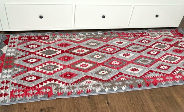 Set 1+1 Covoare traditionale, cu doua fete, dimensiunea 60x120cm, VT1054