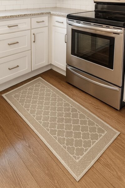 Covor buclat din bumbac, dimensiunea 80x300 cm, BBC06