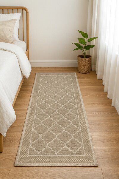 Covor buclat din bumbac, dimensiunea 80x300 cm, BBC06