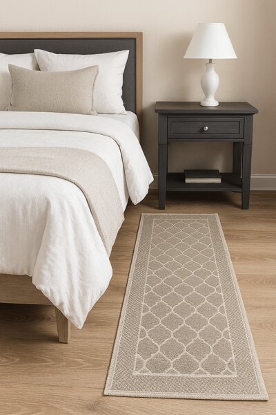 Covor buclat din bumbac, dimensiunea 80x300 cm, BBC06