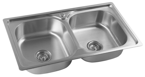 Aqualine Aqualine, Chiuveta inox 81x18x46 cm, AQ8146B