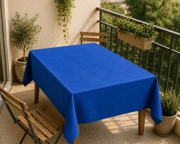 Față de masă pentru terasă și grădină Albastru Azur, protecție UV, 140x180 cm