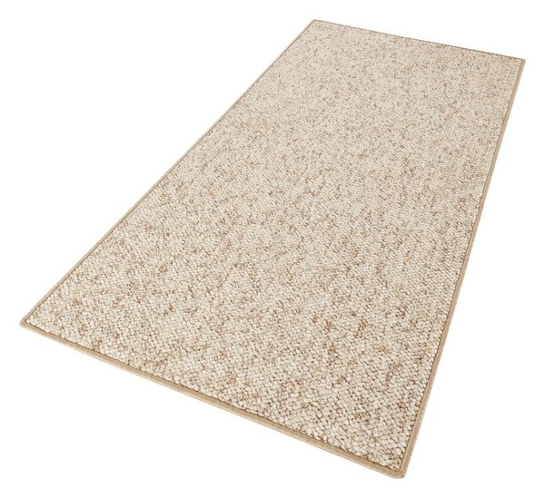 Covor tip traversă maro deschis 80x200 cm Wolly – BT Carpet