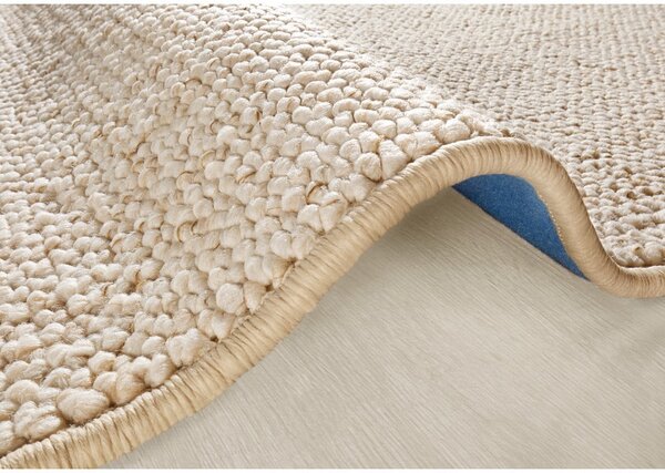 Covor crem rotund ø 133 cm Wolly – BT Carpet