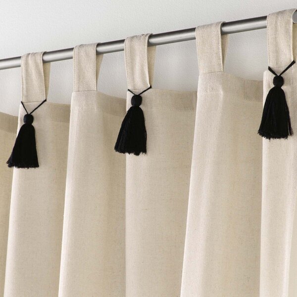 Draperie în culoare naturală 140x240 cm Cyrine – douceur d'intérieur