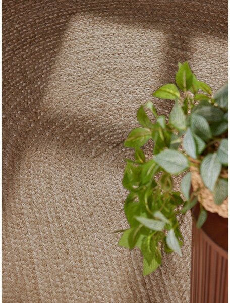 Covor în culoare naturală închisă reversibil/țesut manual din iută 160x230 cm Braided – Hanse Home