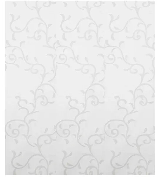 Perdea dus din poliester cu detalii din alb mat (Dimensiuni perdea dus: 180x200 cm)