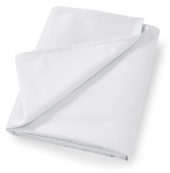 Cearceaf alb din bumbac satinat 180x260 cm Cotton Sateen – Bianca