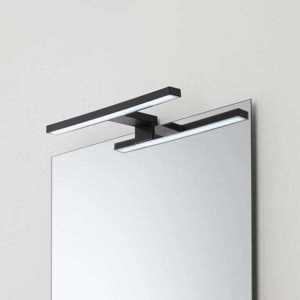 Lampa LED pentru oglinda, 5W, 30cm, negru