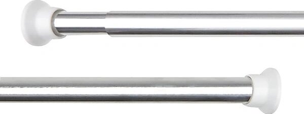 Bara perdea dus, extensibila, fixare rapida cu ventuze (Material: Metal, Tip produs: Bara dus, Lungime: 75 - 125 cm)