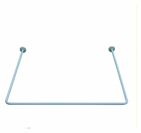 Bara perdea dus, metalica, 2 sau 3 laturi, 90x90cm, 90x90-180cm sau 90x90x90 cm, fixare cu holtzsuruburi