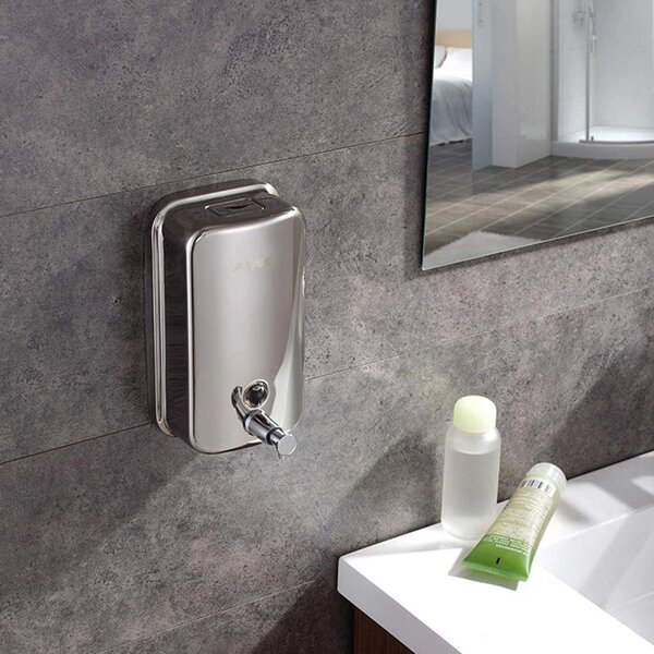 Dispenser sapun lichid, Inox, 500 ml