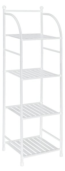 Raft metalic Haiti, 33,5x27,5x116cm, alb