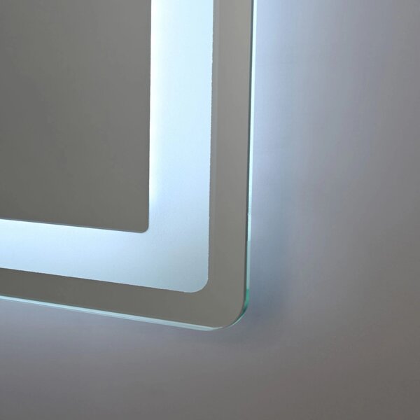 Oglinda baie cu led si buton touch, 60x80 cm