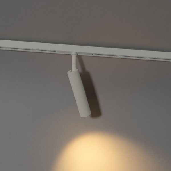 Spotlight modern alb pentru sistem de șine monofazat - Slimline Uzzy