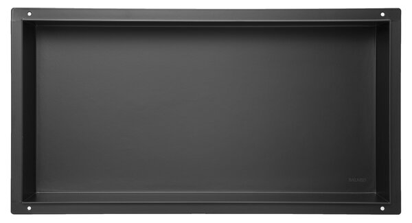 Balneo Wall-Box No Rim Black raft de nișă 60 cm negru OB-BL3-NR