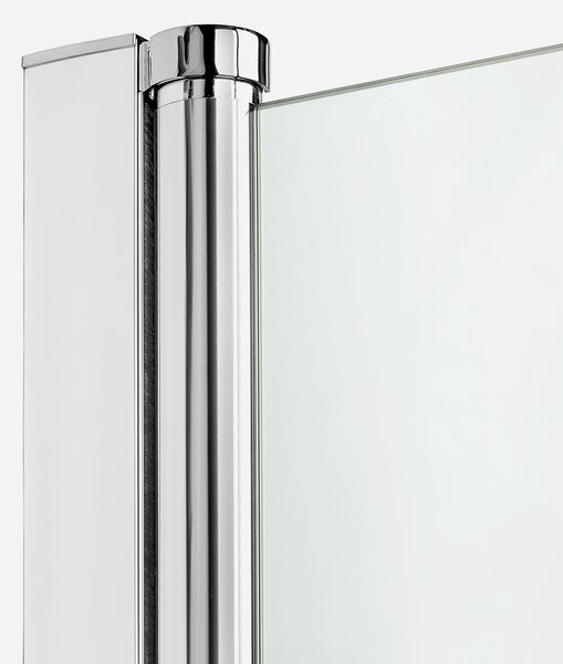 New Trendy New Soleo cabină de duș 90x90 cm pătrat crom luciu/sticlă transparentă D-0153A/D-0088B
