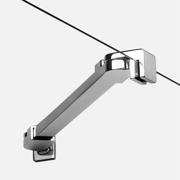 New Trendy New Soleo cabină de duș 90x90 cm pătrat crom luciu/sticlă transparentă D-0153A/D-0088B