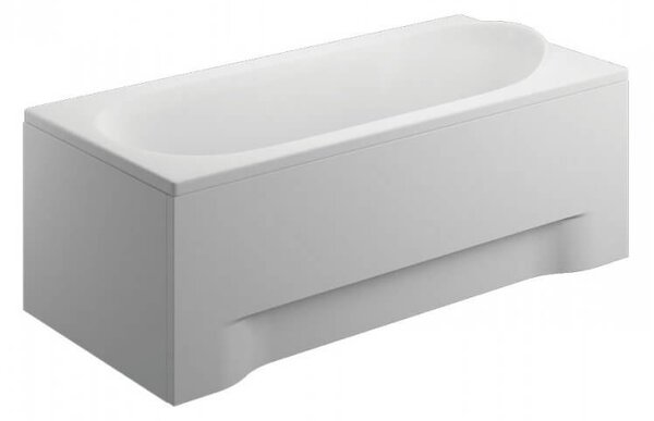 Polimat Medium cada dreptunghiulară 190x80 cm alb 00298