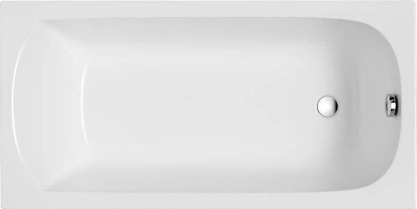 Polimat Classic cada dreptunghiulară 130x70 cm alb 00134