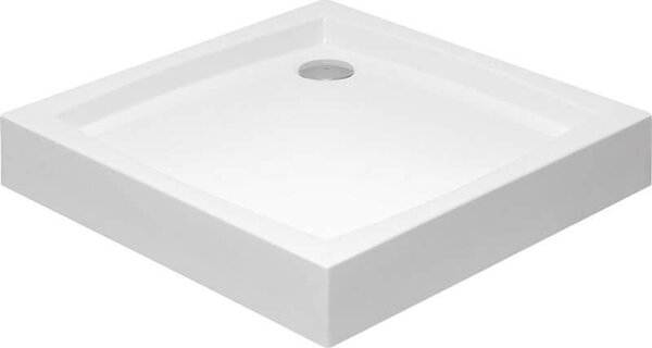 Polimat Patio cădiță de duș pătrată 90x90 cm alb 00733