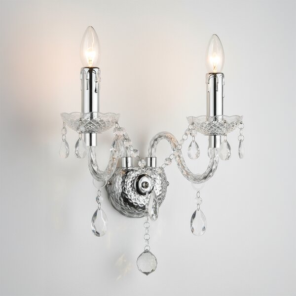 Lampa de perete EBT017-2W Transparent