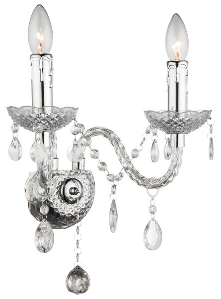 Lampa de perete EBT017-2W Transparent