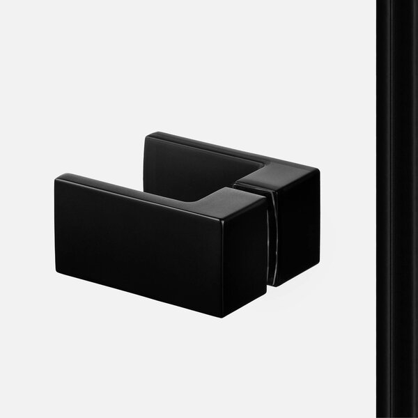 New Trendy Reflexa Black cabină de duș 80x70 cm dreptunghiular negru mat/sticlă transparentă EXK-4913