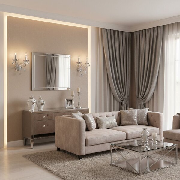 Lampa de perete EBT019-2W Chrome
