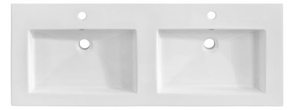 Comad Spirit lavoar 121x46 cm dreptunghiular mobilier-dublă alb luciu UM-8070SPIRIT120D