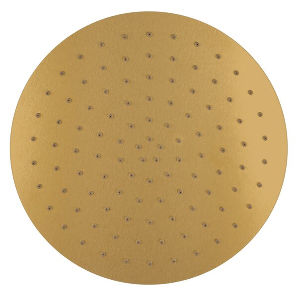 Oltens Vindel cap de duș 30x30 cm rotund auriu periat 37006810