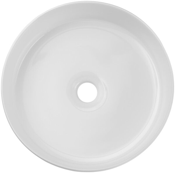Comad Beyond lavoar 36x36 cm rotund de blat alb luciu BEYOND 2 WHITE ( E-6565 )